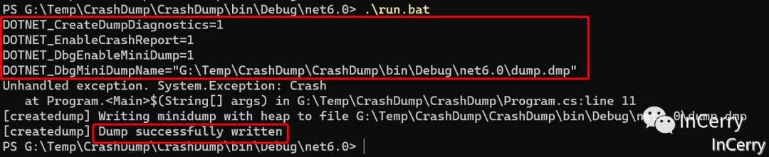 如何在.NET程序崩溃时自动创建Dump？