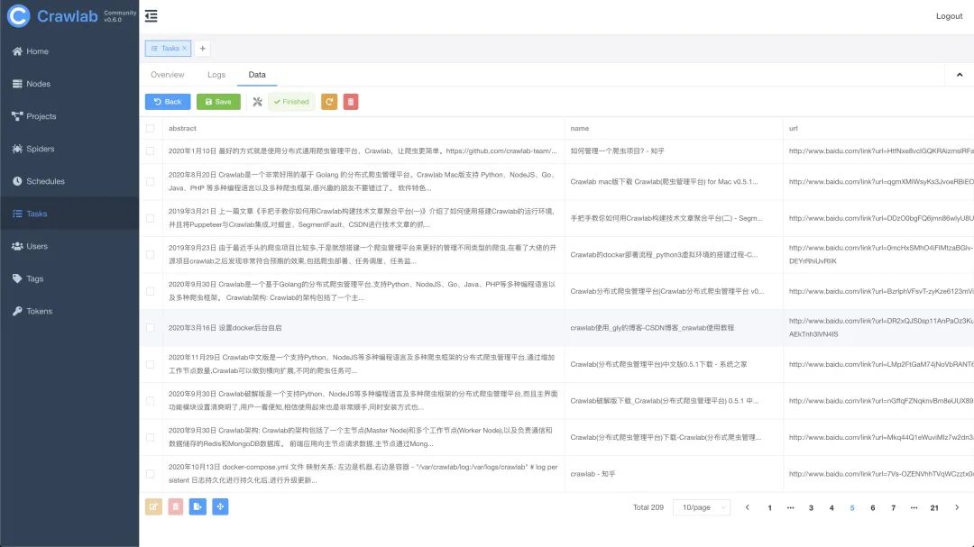 Go 语言开发的超强企业级爬虫管理平台 - Crawlab