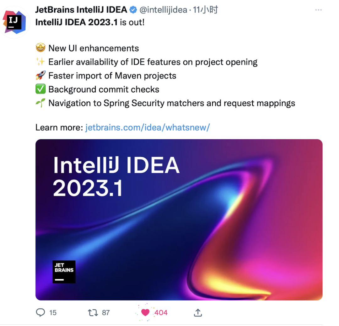 重磅来袭：IDEA 2023.1 发布！新UI、体验优化、Maven导入速度加快 ...