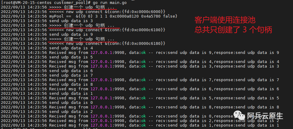 线上 udp 客户端请求服务端客户端句柄泄漏问题