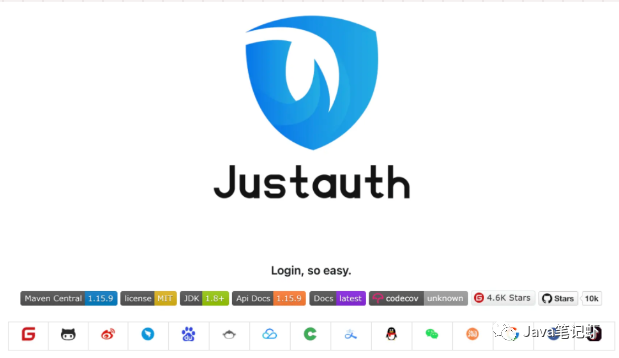 史上最全的整合第三方授权登录的工具类库，JustAuth 搞定一切！
