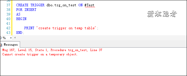 SQL Server的tempdb数据库下能创建普通表吗？