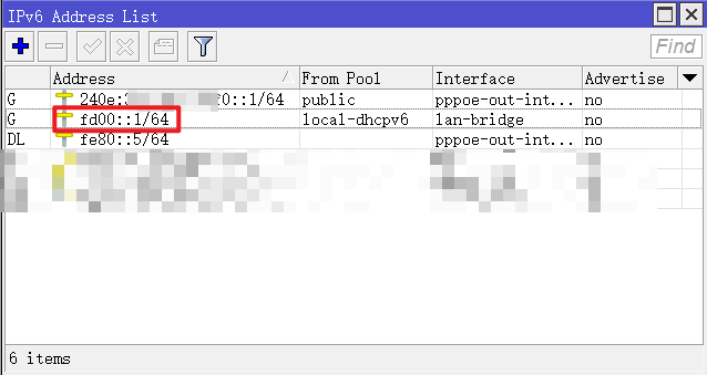 RouterOS配置家庭公网IPv6以及对IPv6地址分配原理浅析