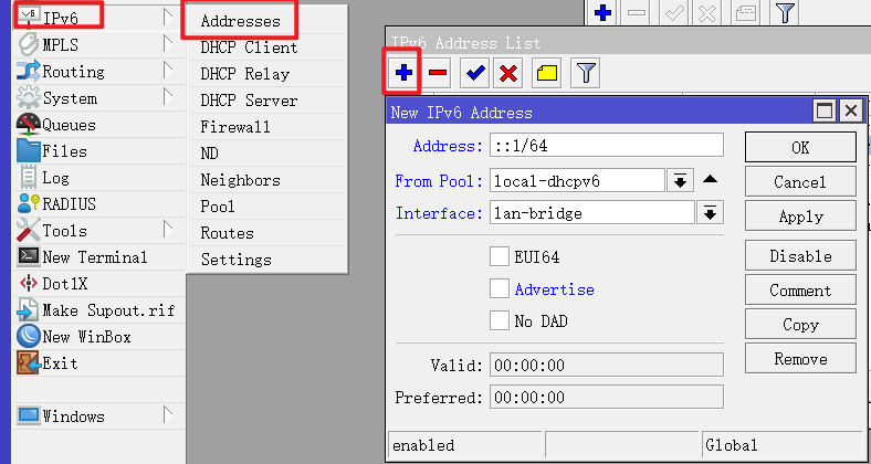 RouterOS配置家庭公网IPv6以及对IPv6地址分配原理浅析