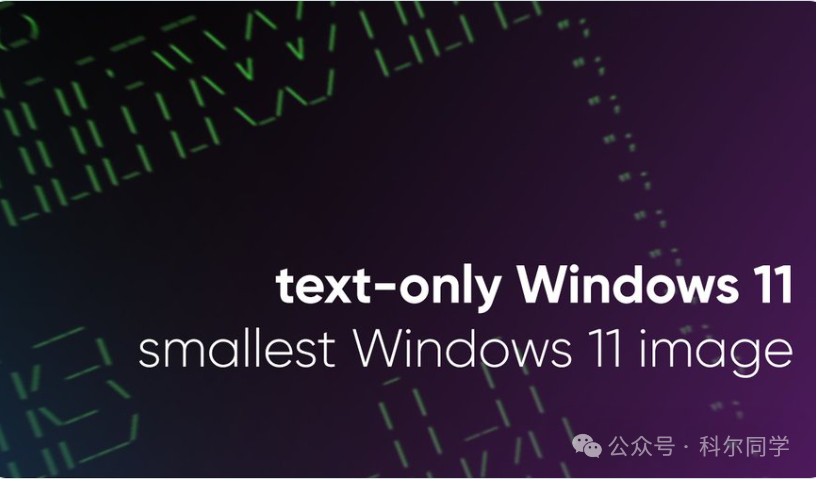 100MB — 最小的Windows 11版本Min Wins